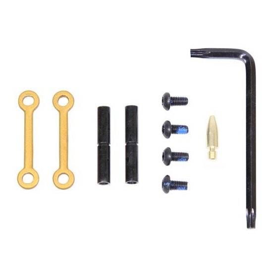 Ar15 anti rotation pin set gold TACTICAL TRANSITION - AR-15 Complete Anti-Rotation Trigger/Hammer Pin Set (Anodized Gold)